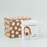 Boxed Bone China Mug -  Here We Go
